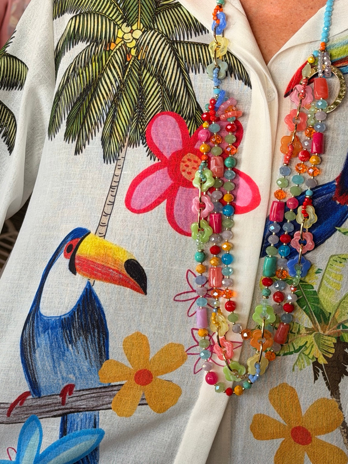 Chemise tropical Color