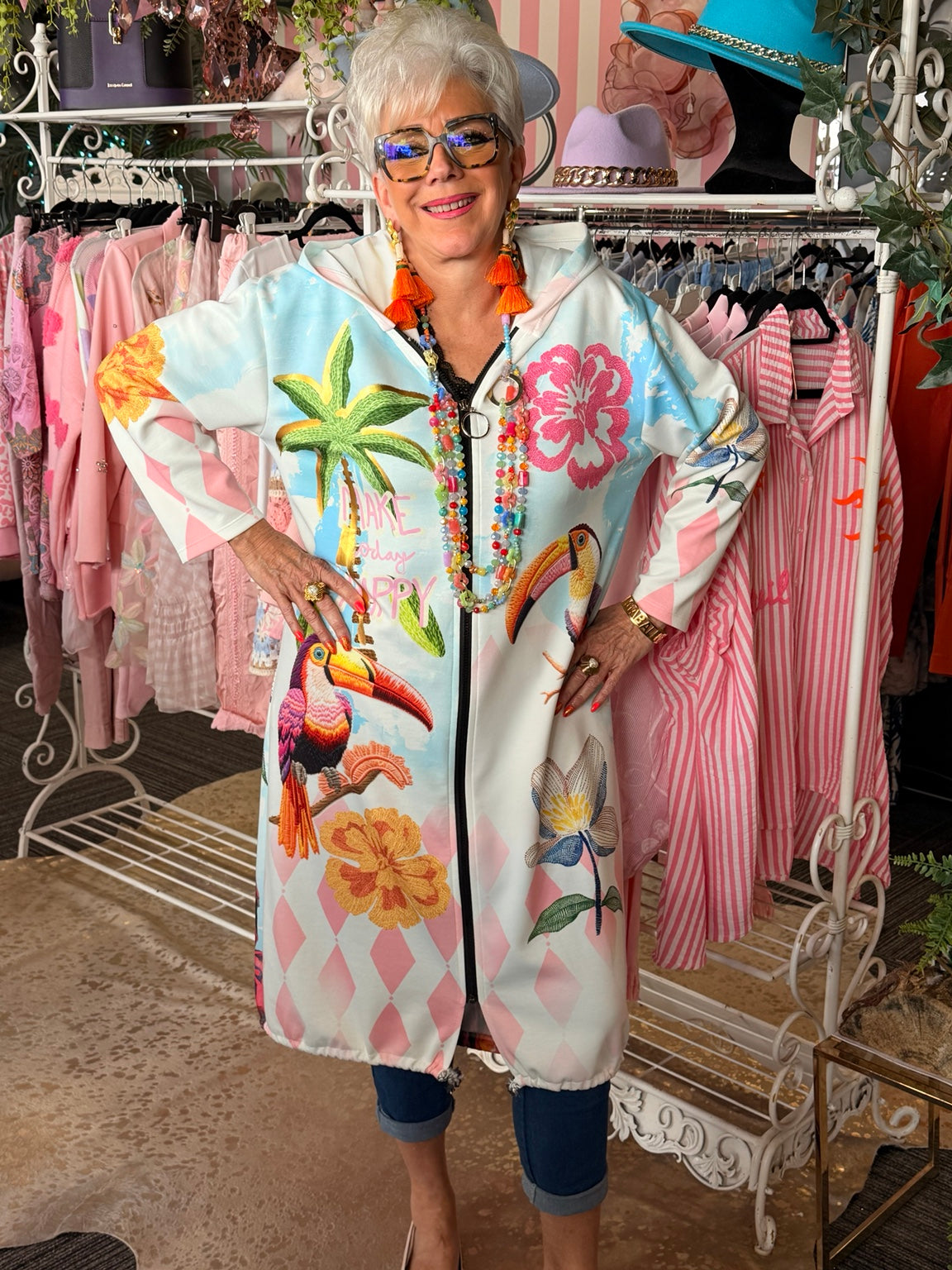 Manteau Frida Tropical