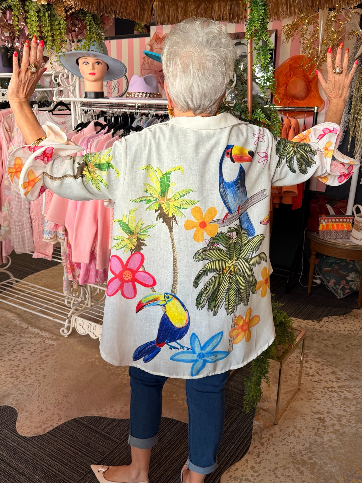 Chemise tropical Color