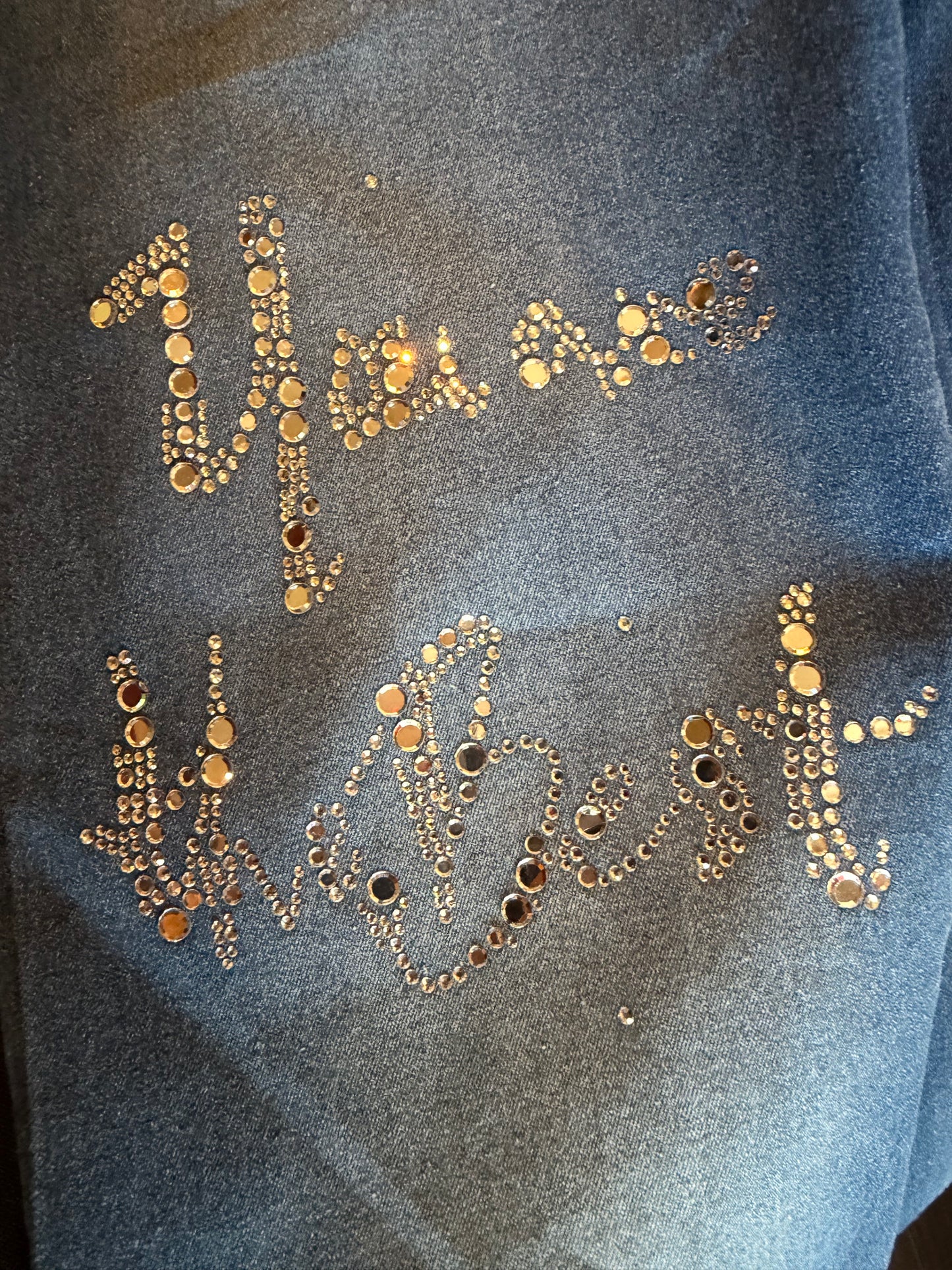 Jean magique avec strass