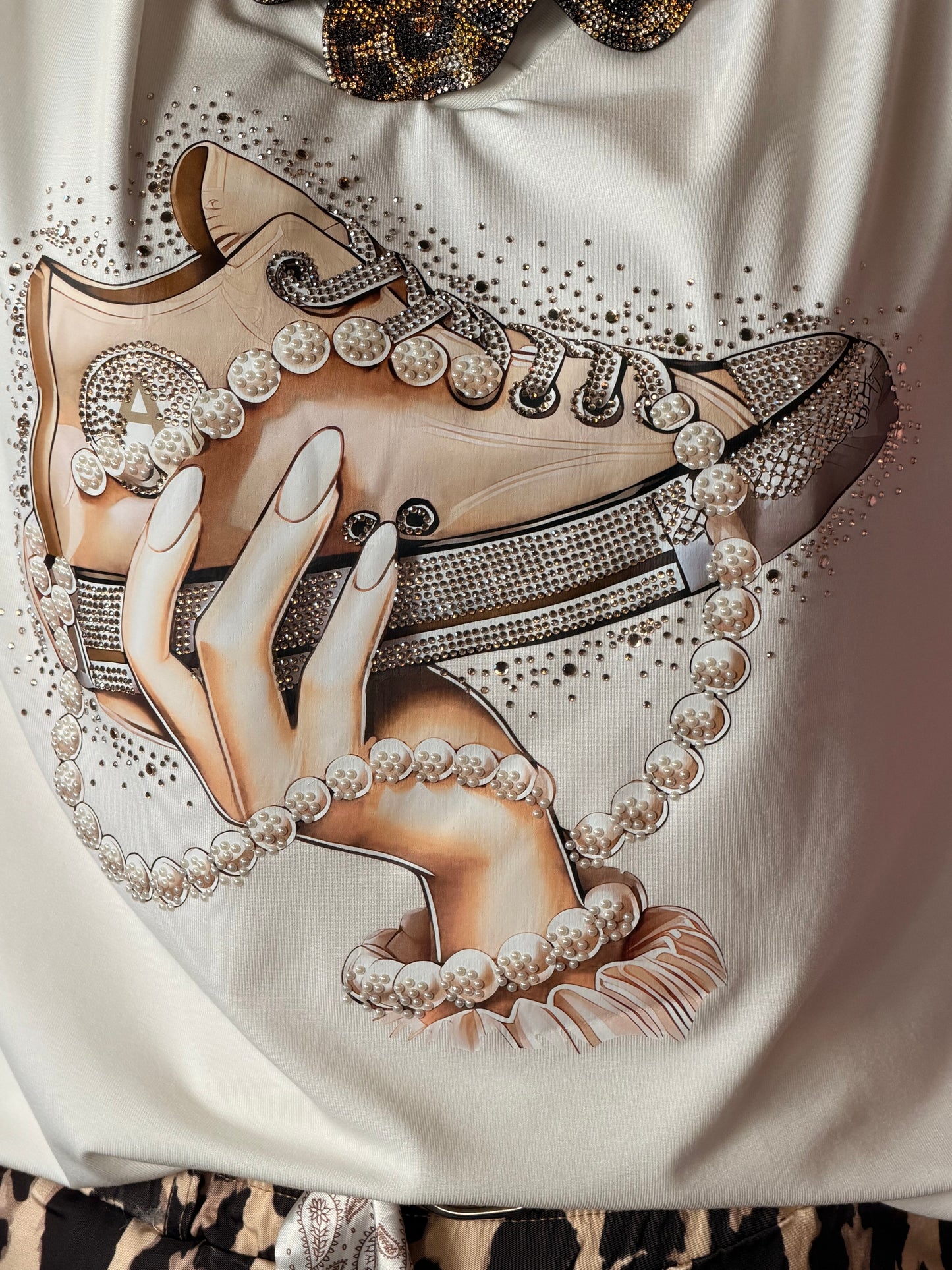 T-shirt Sneakers & Perles