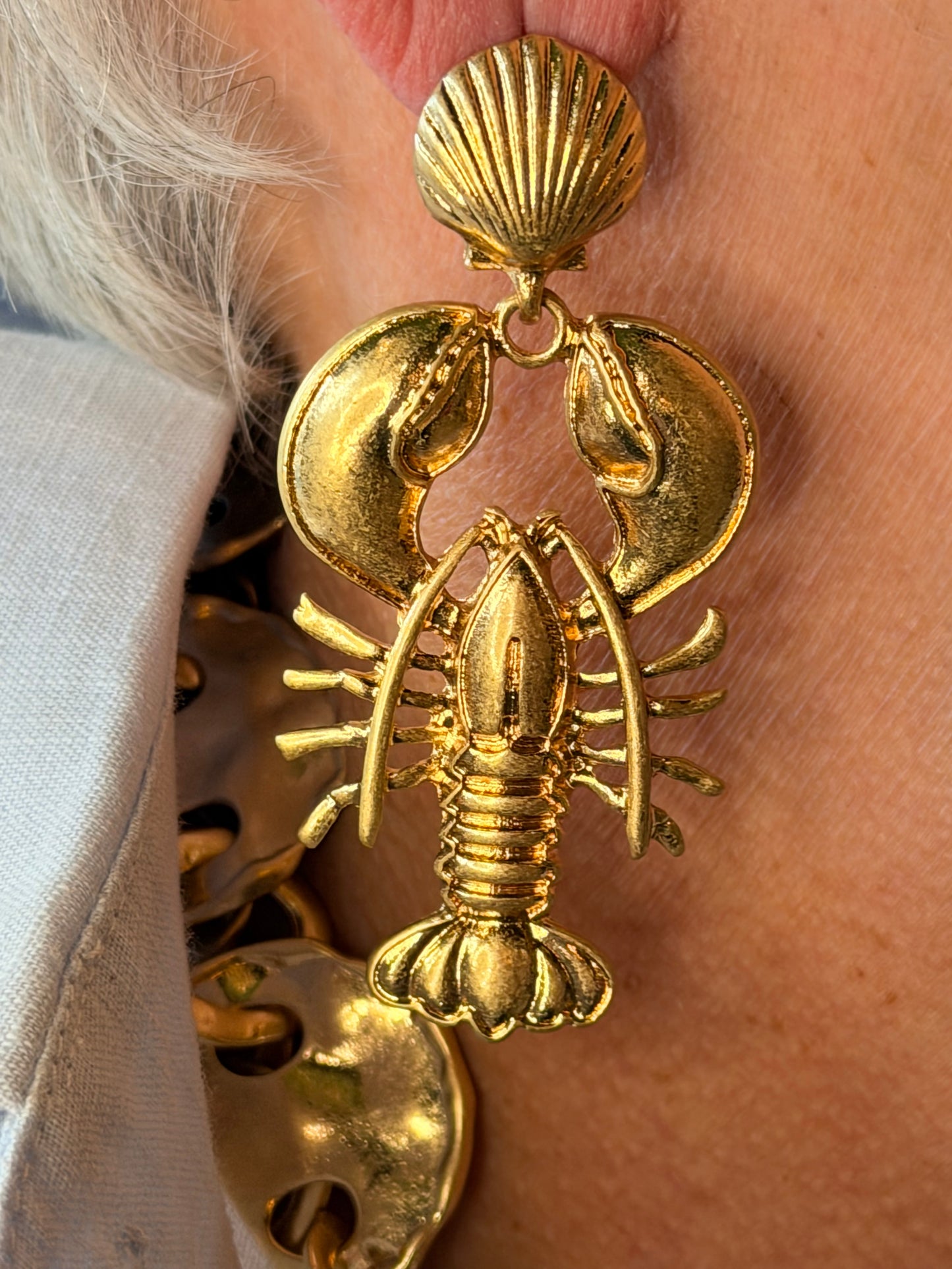 Boucles d'oreilles Golden Riviera